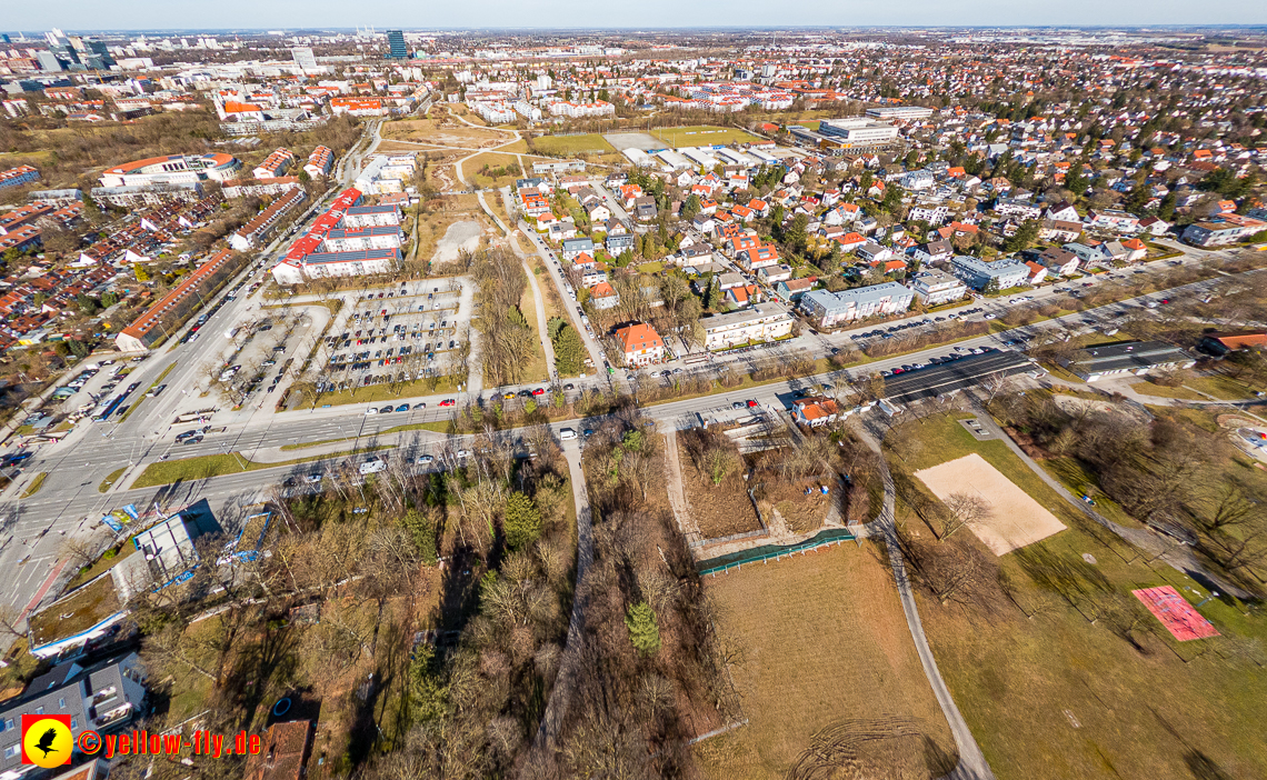 20.02.2023 - der Hachinger Bach und das Michaelibad in Neuperlach